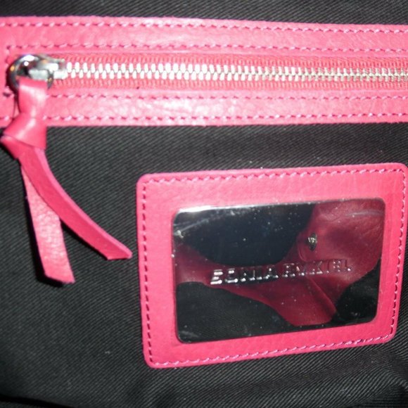 Sonia Rykiel Pink Fuchsia Leather Jeweled Handbag - Picture 7 of 9